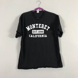 Mens Large - Black Monterey CA shirt